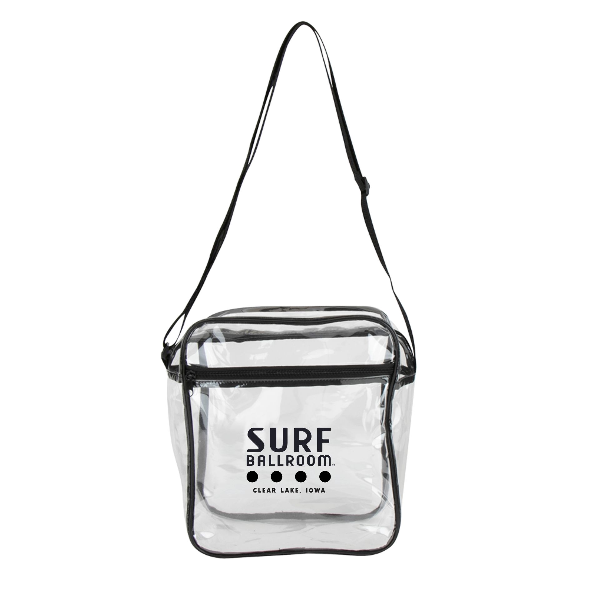 Clear Shoulder Tote/Messenger Bag | Surf Ballroom